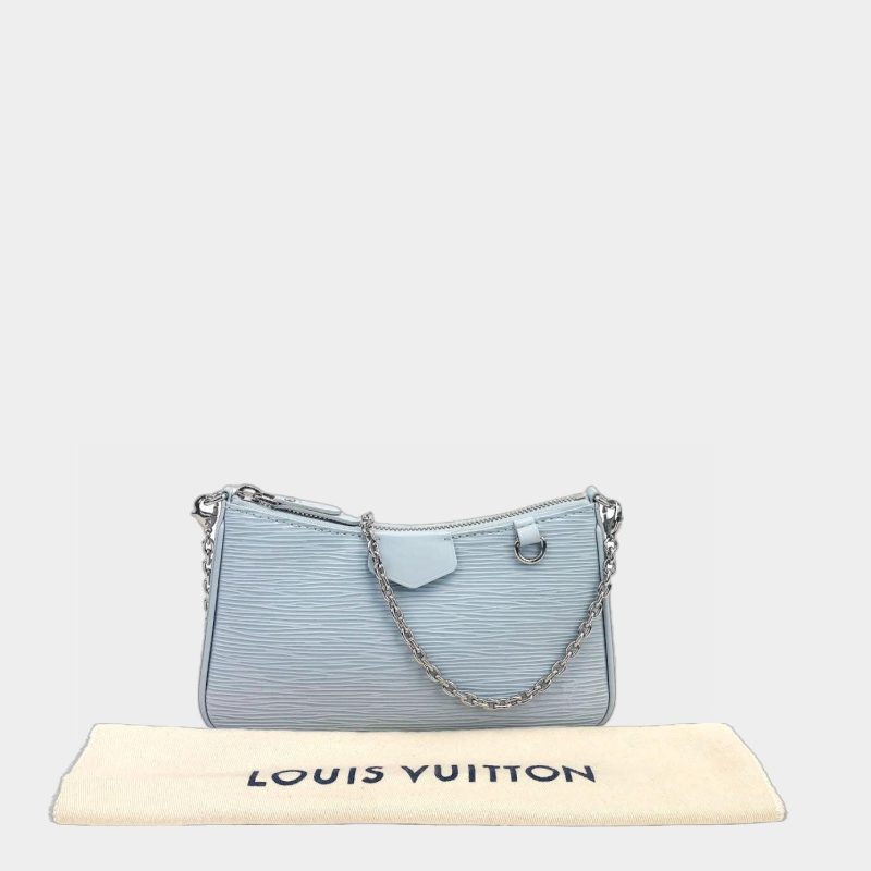 LOUIS VUITTON Epi Easy Pouch On Strap - Light Blue - Image 4