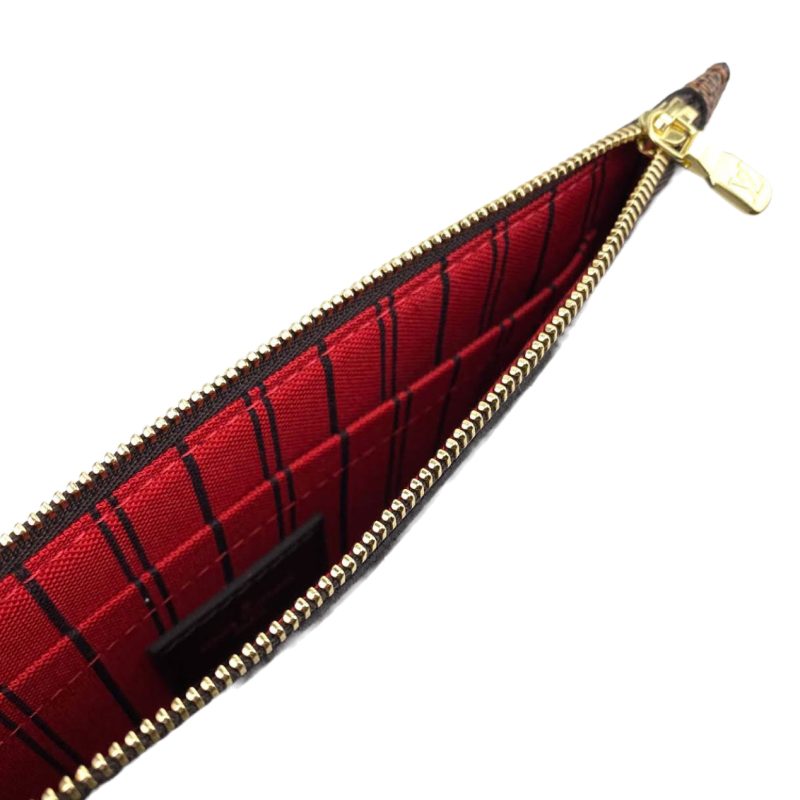 LOUIS VUITTON Neverfull Damier Ebene with Pouch - Image 10