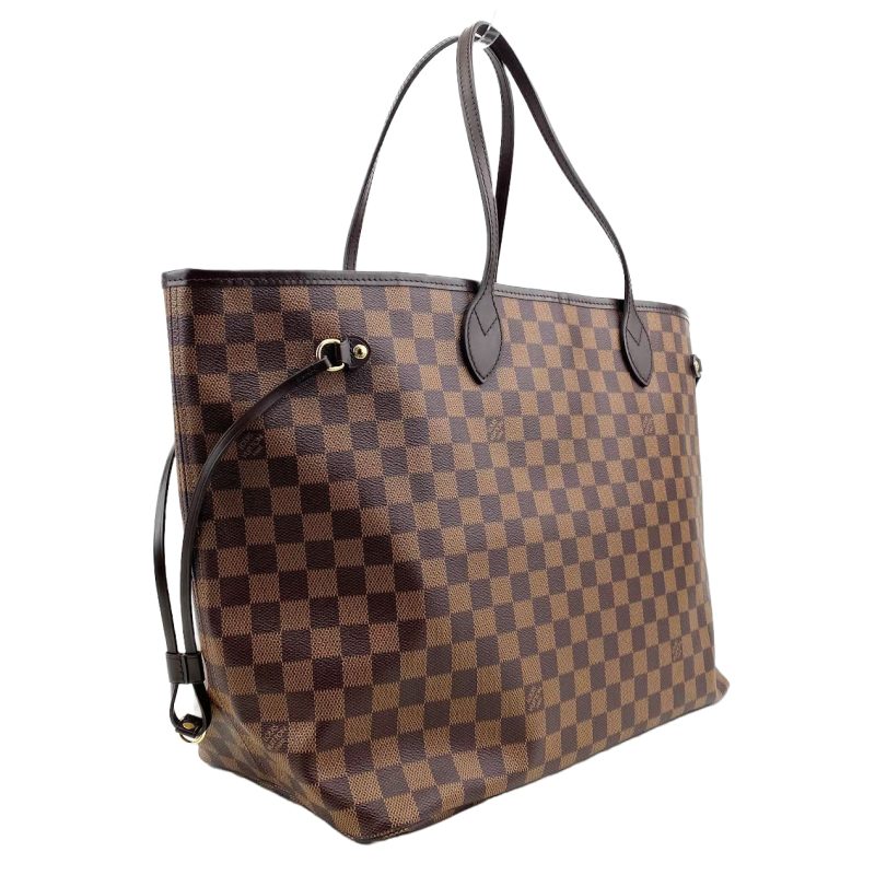 LOUIS VUITTON Neverfull Damier Ebene with Pouch