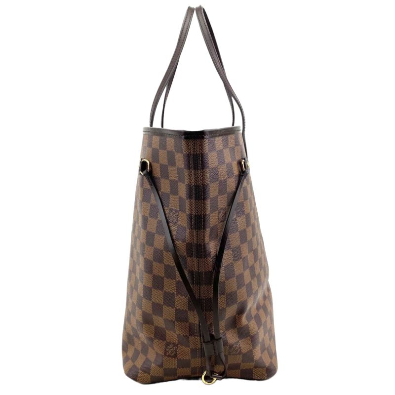 LOUIS VUITTON Neverfull Damier Ebene with Pouch - Image 3