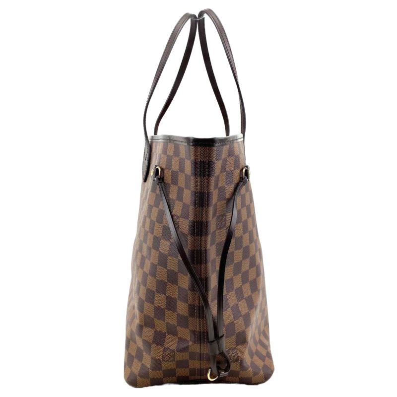 LOUIS VUITTON Neverfull Damier Ebene with Pouch - Image 4
