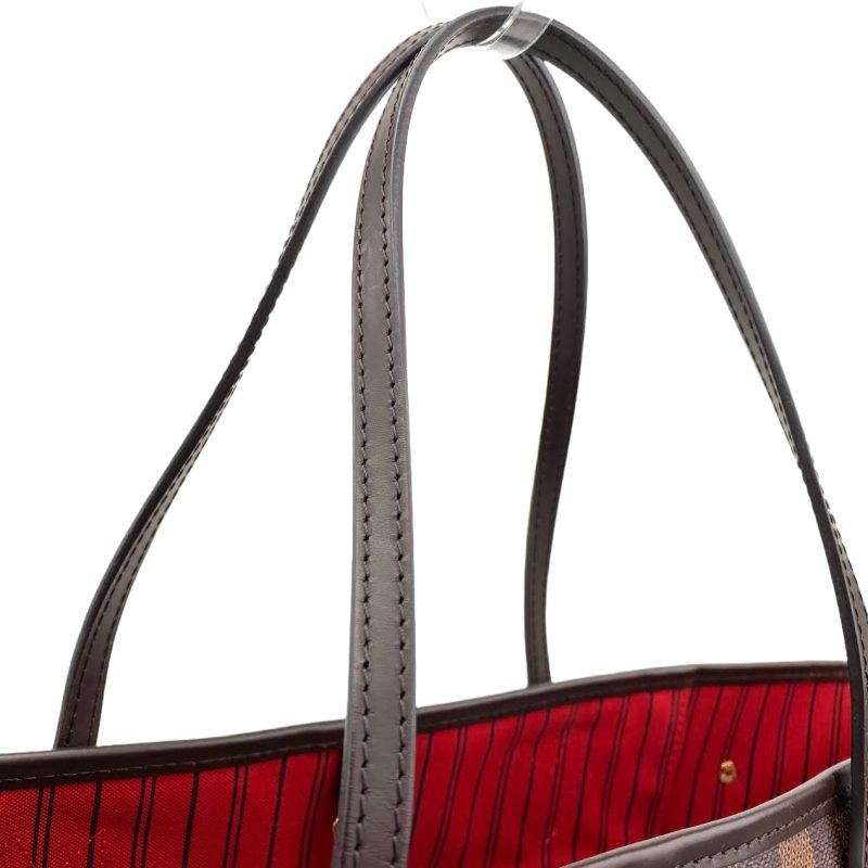 LOUIS VUITTON Neverfull Damier Ebene with Pouch - Image 5