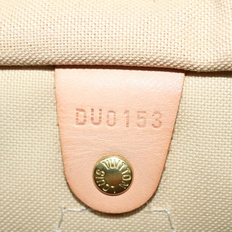 LOUIS VUITTON Damier Azur Speedy Bandouliere 30 2Way Hand Bag N41052 Auth 35977 - Image 10