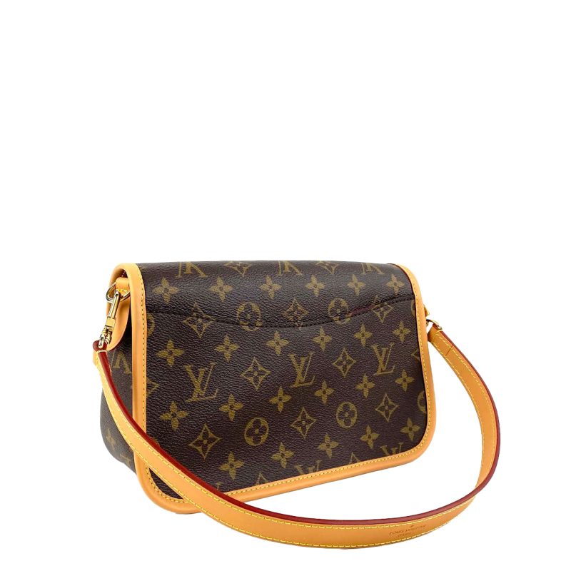 LOUIS VUITTON Diane Monogram Fuchsia w/Leather & Canvas Strap - Image 2