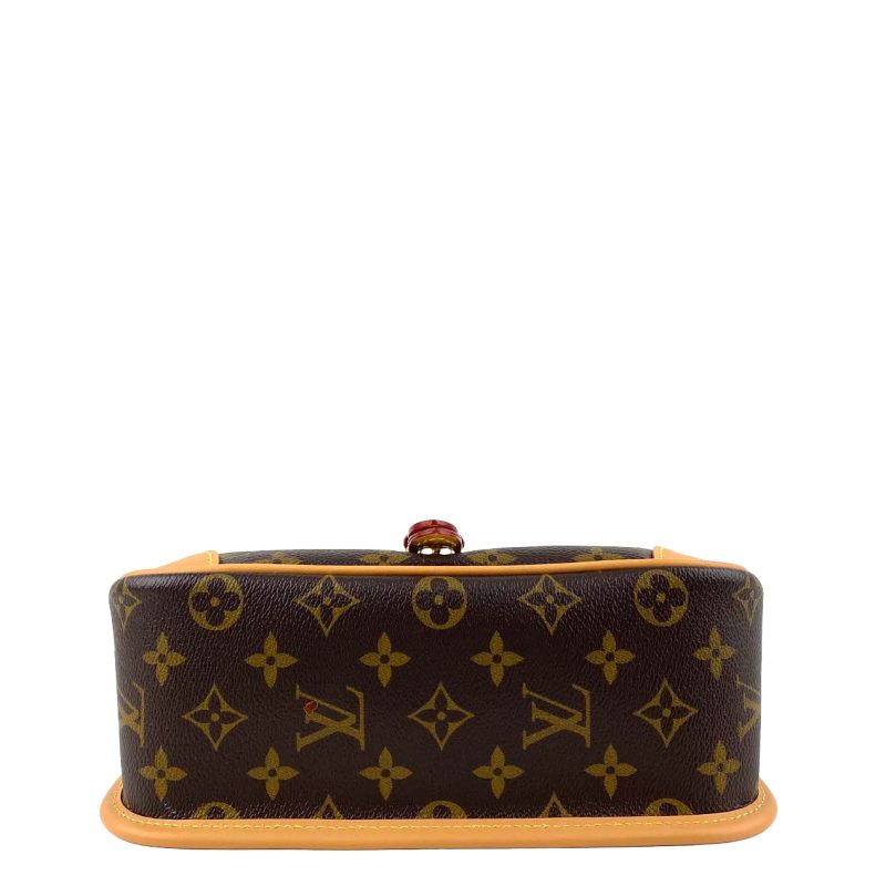 LOUIS VUITTON Diane Monogram Fuchsia w/Leather & Canvas Strap - Image 6