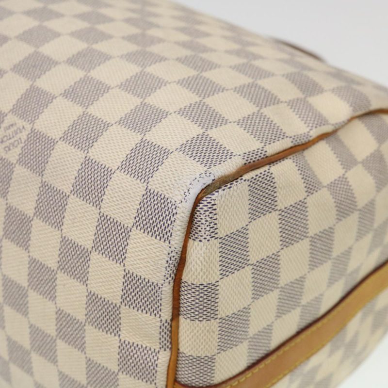 LOUIS VUITTON Damier Azur Speedy Bandouliere 35 Hand Bag N41002 LV Auth 39036 - Image 15