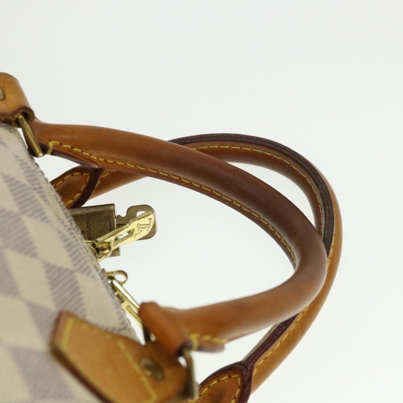 LOUIS VUITTON Damier Azur Speedy Bandouliere 35 Hand Bag N41002 LV Auth 39036 - Image 13