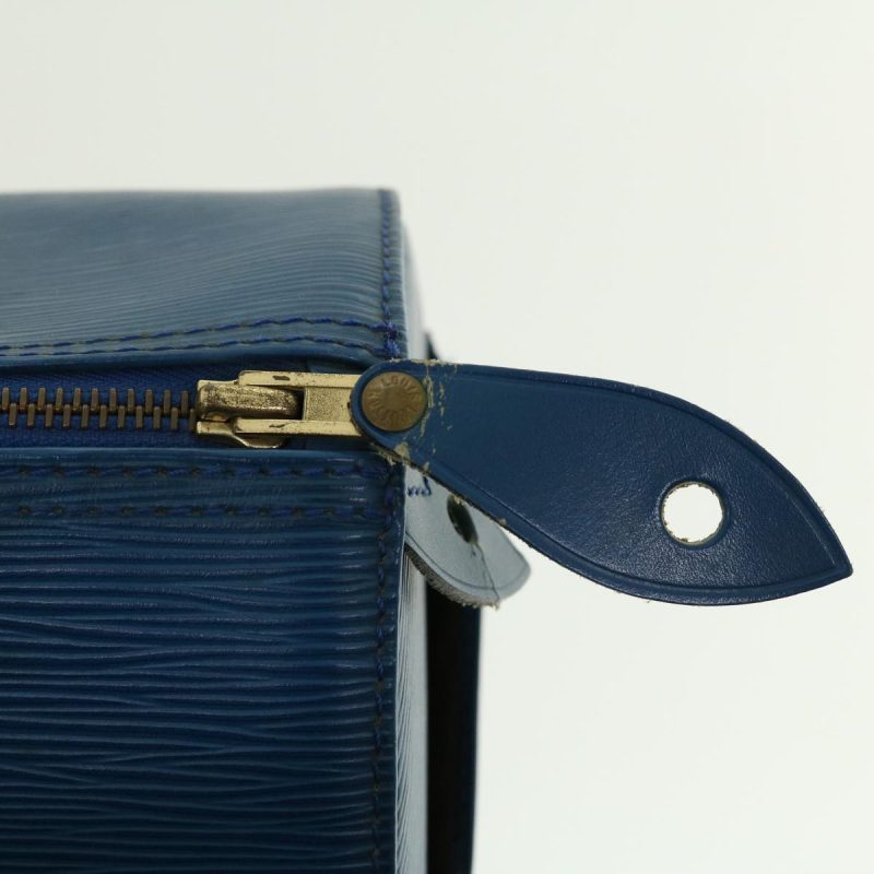 LOUIS VUITTON Epi Speedy 30 Hand Bag Toledo Blue M43005 LV Auth 39078 - Image 8
