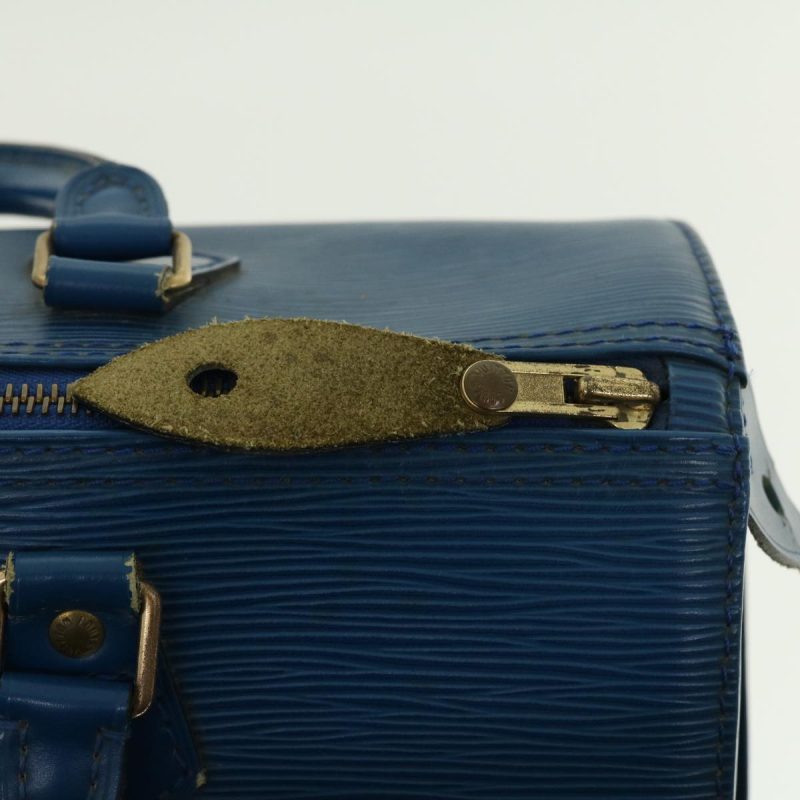 LOUIS VUITTON Epi Speedy 30 Hand Bag Toledo Blue M43005 LV Auth 39078 - Image 19