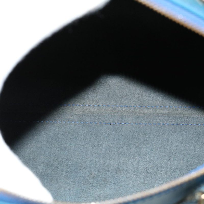 LOUIS VUITTON Epi Speedy 30 Hand Bag Toledo Blue M43005 LV Auth 39078 - Image 9