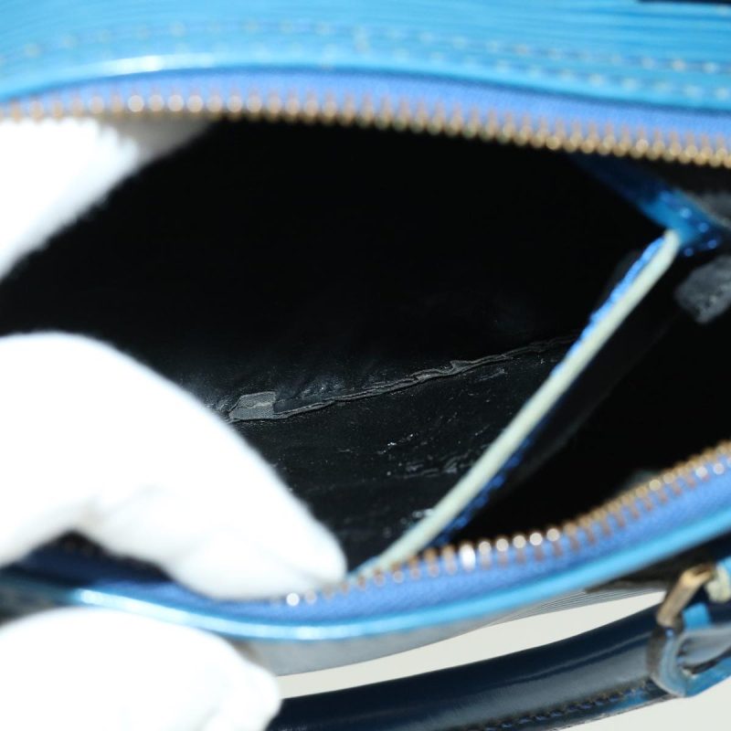 LOUIS VUITTON Epi Speedy 30 Hand Bag Toledo Blue M43005 LV Auth 39078 - Image 10