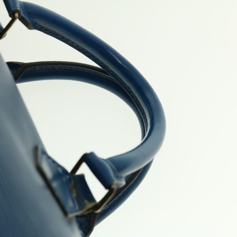 LOUIS VUITTON Epi Speedy 30 Hand Bag Toledo Blue M43005 LV Auth 39078 - Image 13