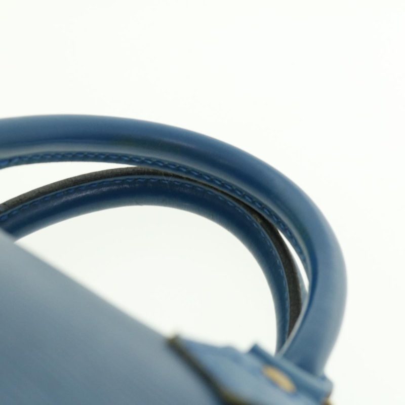 LOUIS VUITTON Epi Speedy 30 Hand Bag Toledo Blue M43005 LV Auth 39413 - Image 7