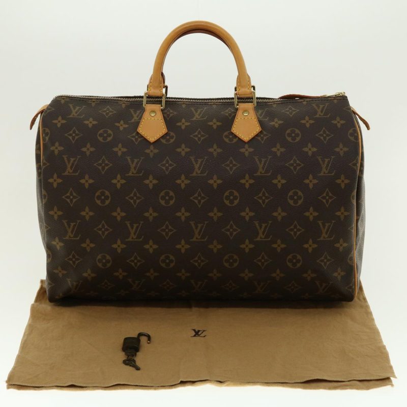 LOUIS VUITTON Monogram Speedy 40 Hand Bag M41522 LV Auth 40151 - Image 11