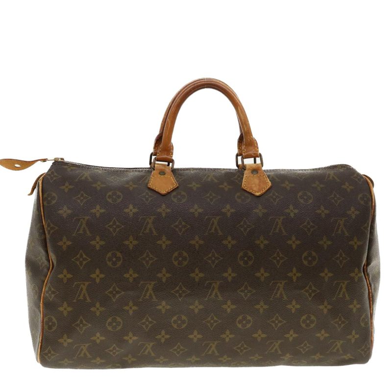 LOUIS VUITTON Monogram Speedy 40 Hand Bag M41522 LV Auth 40869