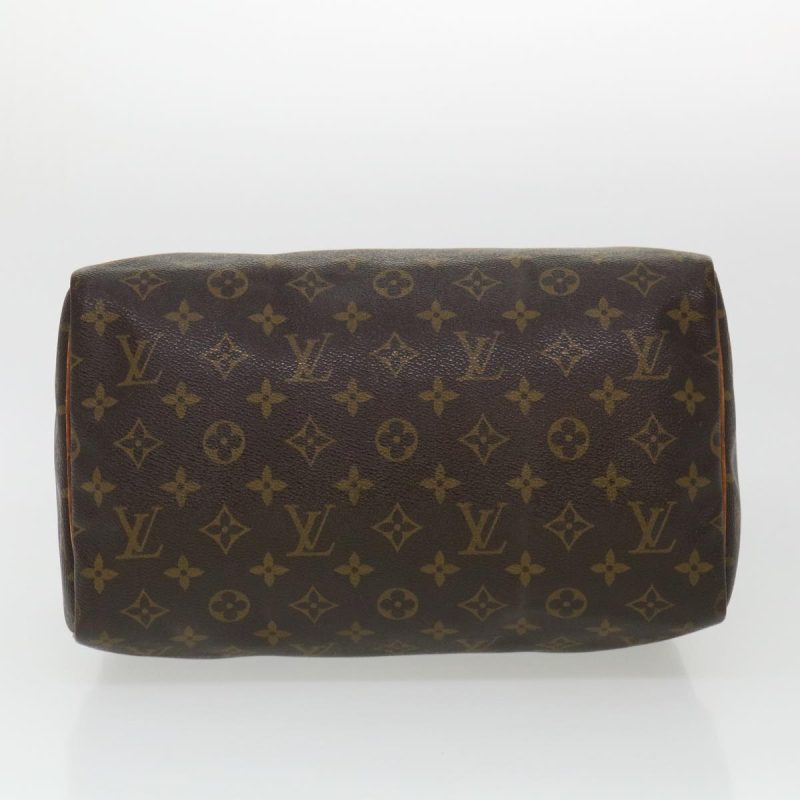 LOUIS VUITTON Monogram Speedy 30 Hand Bag M41526 LV Auth 41000 - Image 4