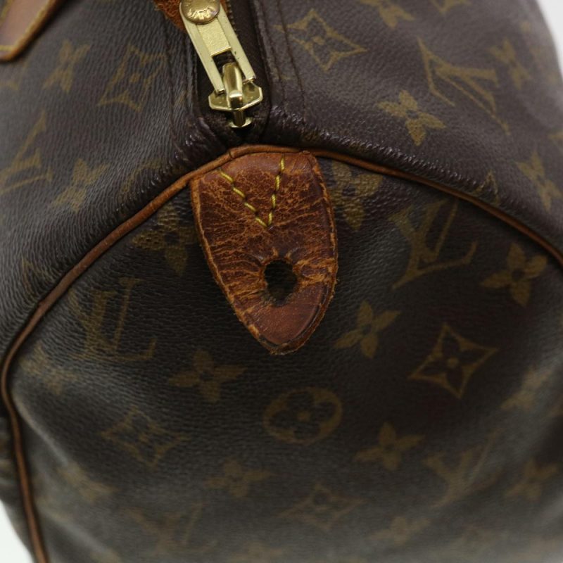 LOUIS VUITTON Monogram Speedy 30 Hand Bag M41526 LV Auth 41000 - Image 8