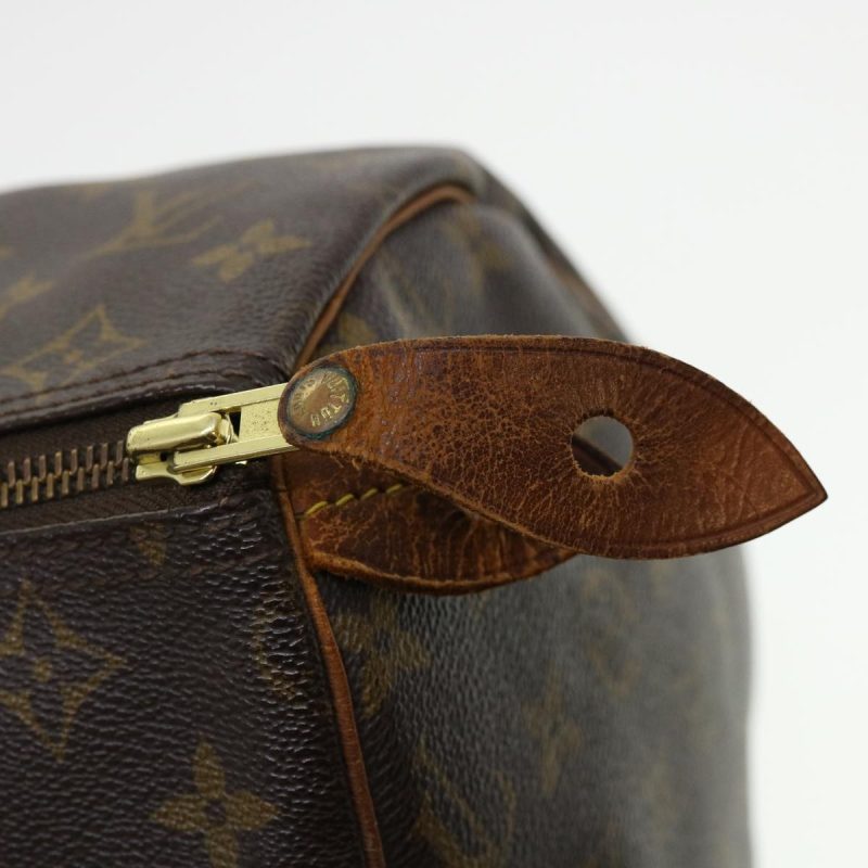 LOUIS VUITTON Monogram Speedy 30 Hand Bag M41526 LV Auth 41000 - Image 9