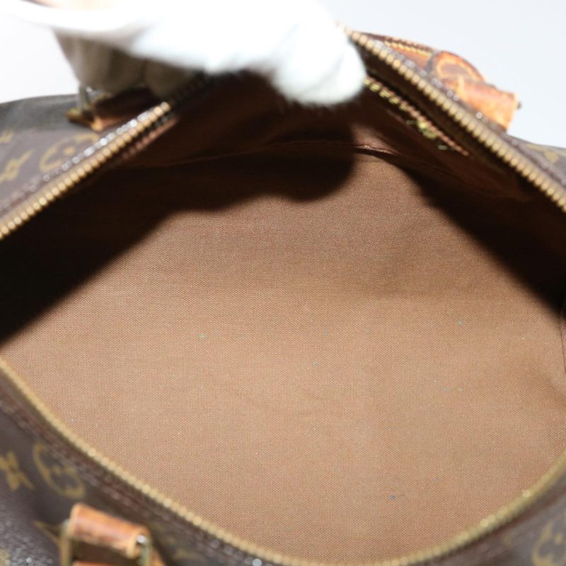LOUIS VUITTON Monogram Speedy 30 Hand Bag M41526 LV Auth 41000 - Image 10