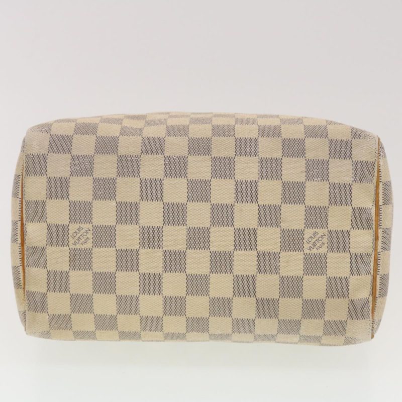 LOUIS VUITTON Damier Azur Speedy 25 Hand Bag N41534 LV Auth 42282 - Image 4