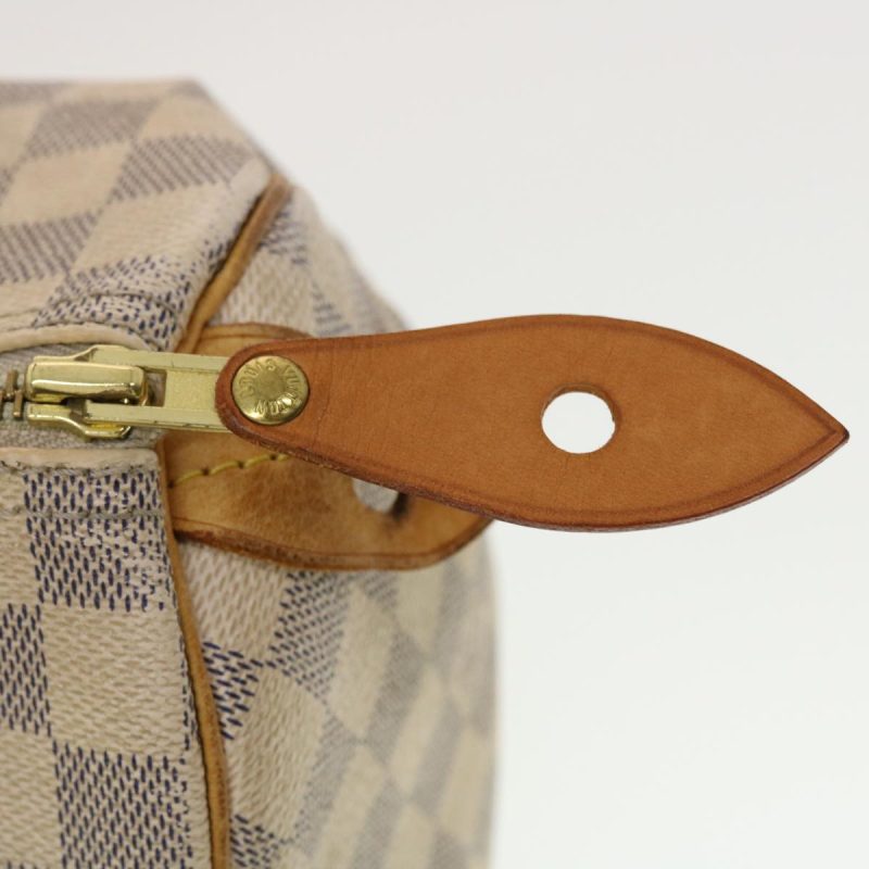 LOUIS VUITTON Damier Azur Speedy 25 Hand Bag N41534 LV Auth 42282 - Image 8