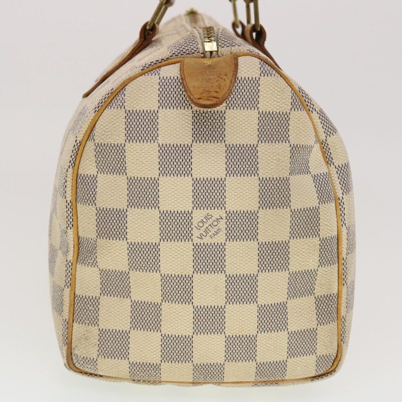 LOUIS VUITTON Damier Azur Speedy 25 Hand Bag N41534 LV Auth 42282 - Image 2