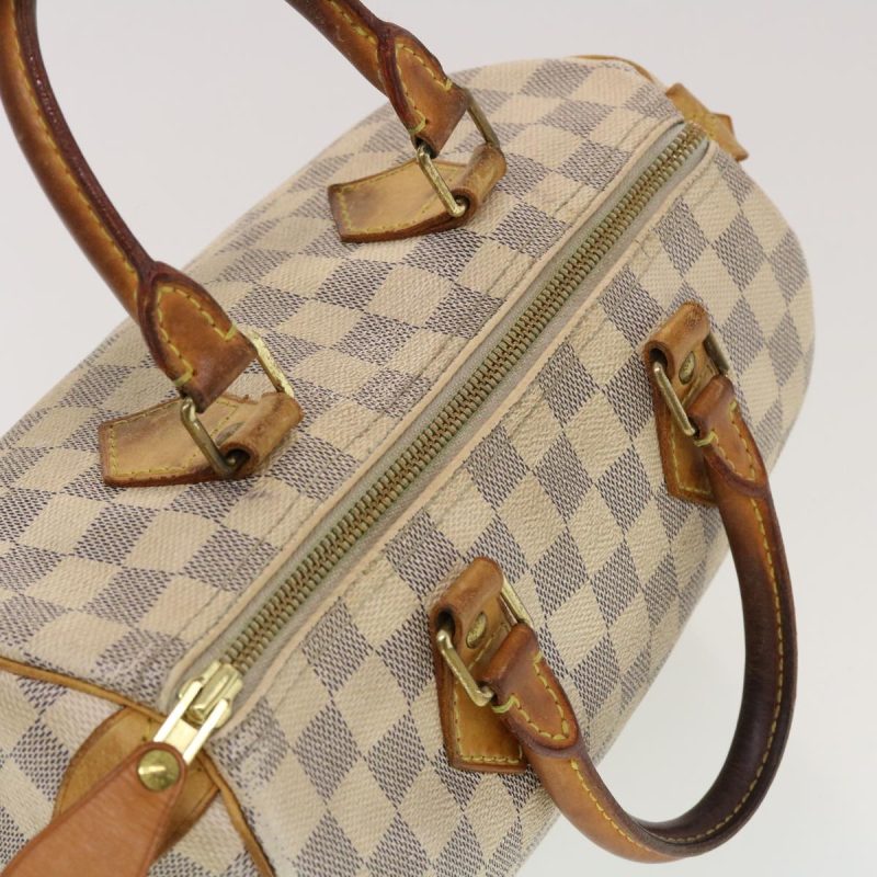 LOUIS VUITTON Damier Azur Speedy 25 Hand Bag N41534 LV Auth 42282 - Image 5