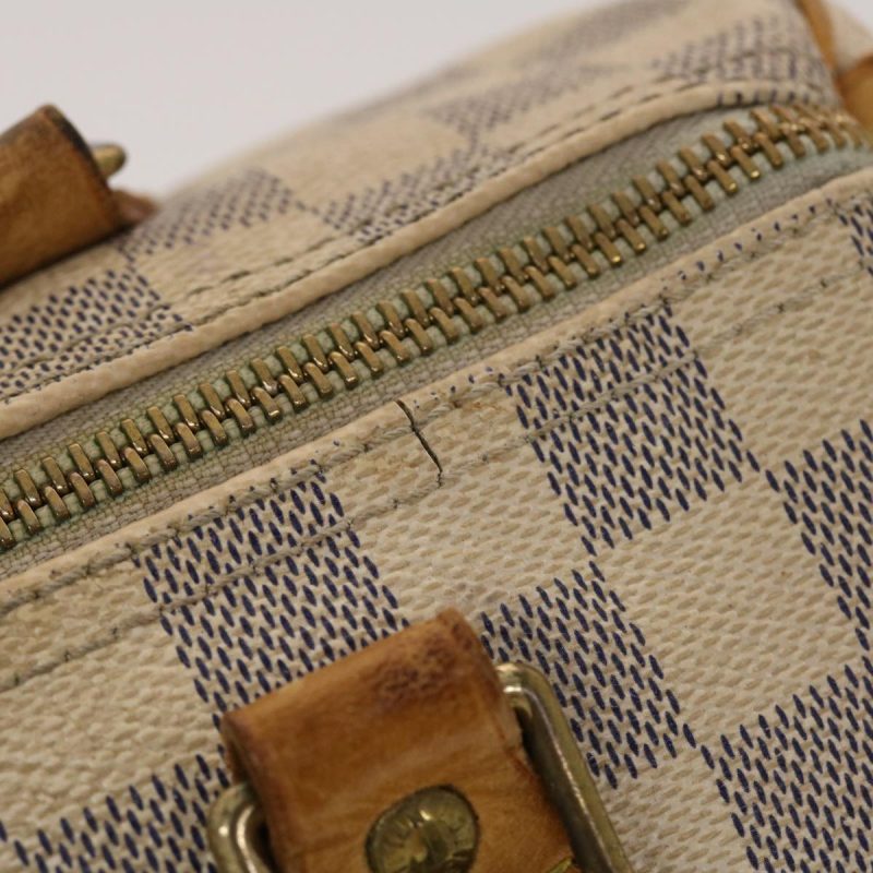 LOUIS VUITTON Damier Azur Speedy 25 Hand Bag N41534 LV Auth 42282 - Image 6
