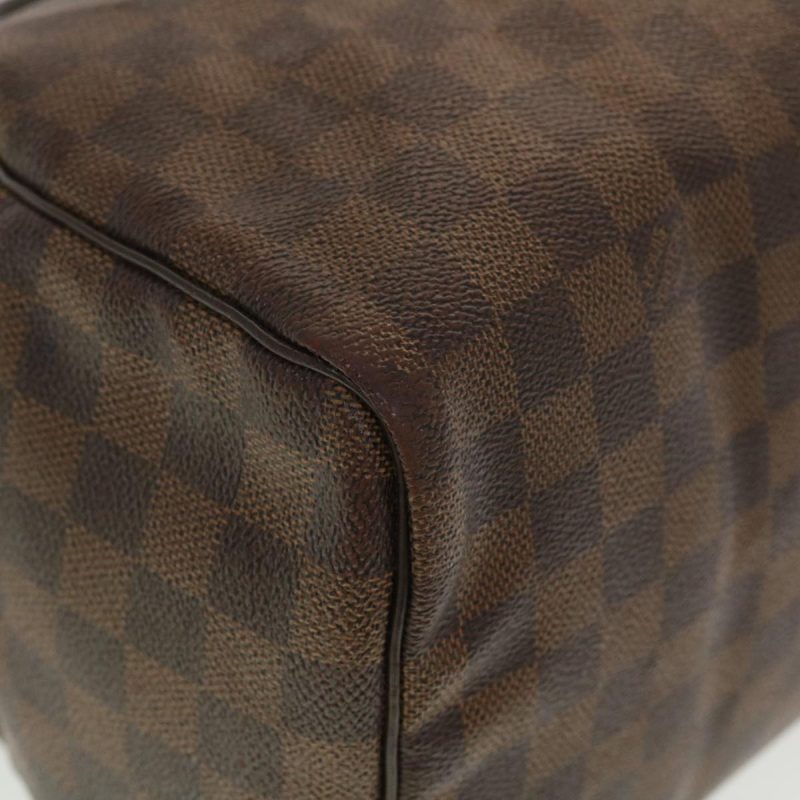LOUIS VUITTON Damier Ebene Speedy 30 Hand Bag N41364 LV Auth 42624 - Image 15
