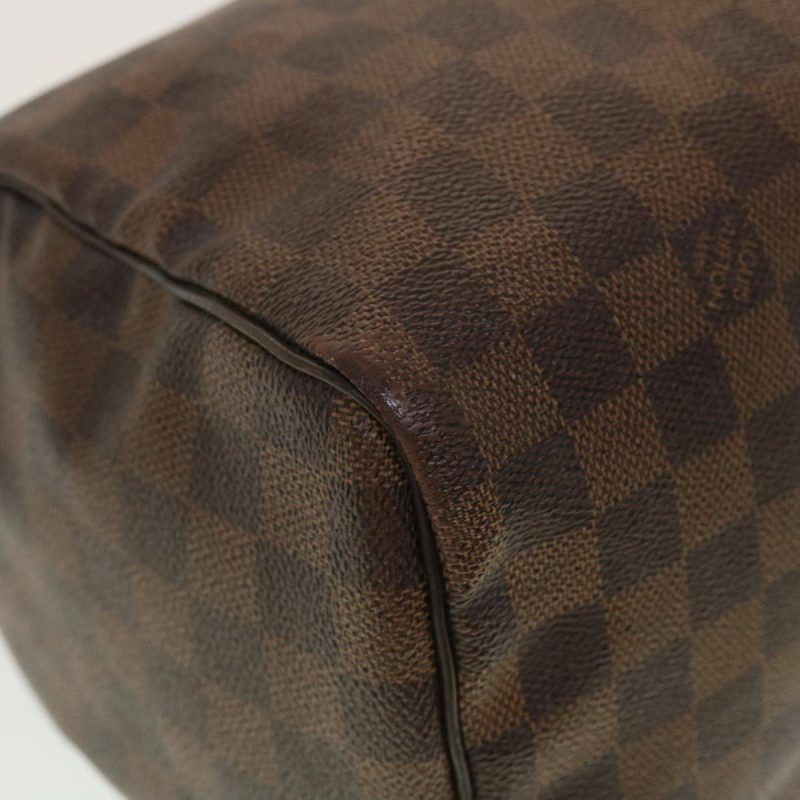 LOUIS VUITTON Damier Ebene Speedy 30 Hand Bag N41364 LV Auth 42624 - Image 17