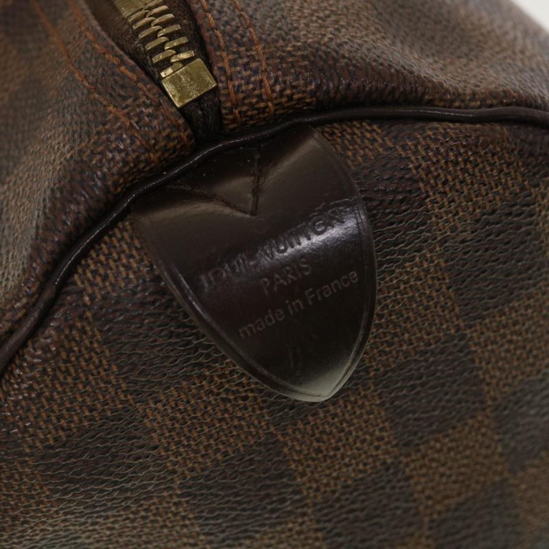 LOUIS VUITTON Damier Ebene Speedy 30 Hand Bag N41364 LV Auth 42624 - Image 18