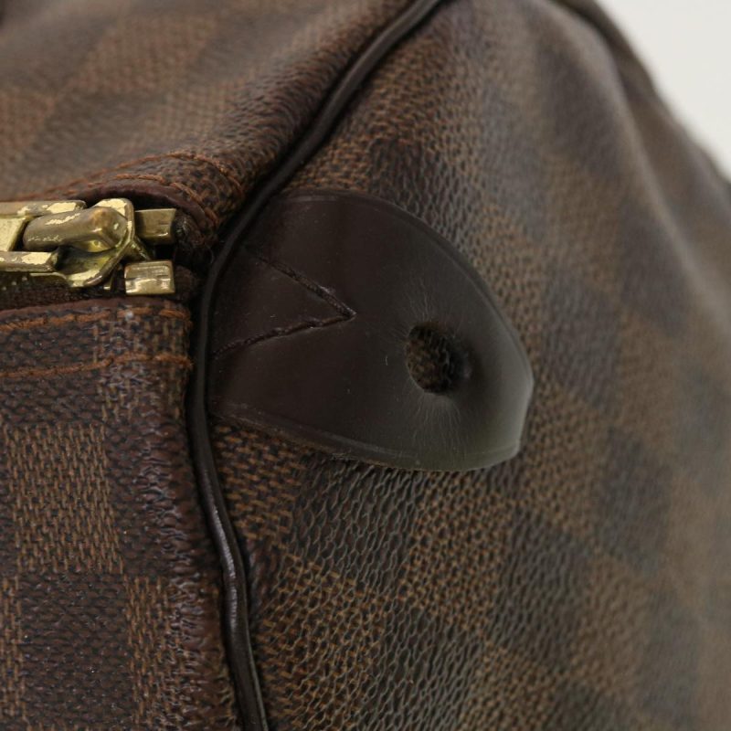 LOUIS VUITTON Damier Ebene Speedy 30 Hand Bag N41364 LV Auth 42624 - Image 19