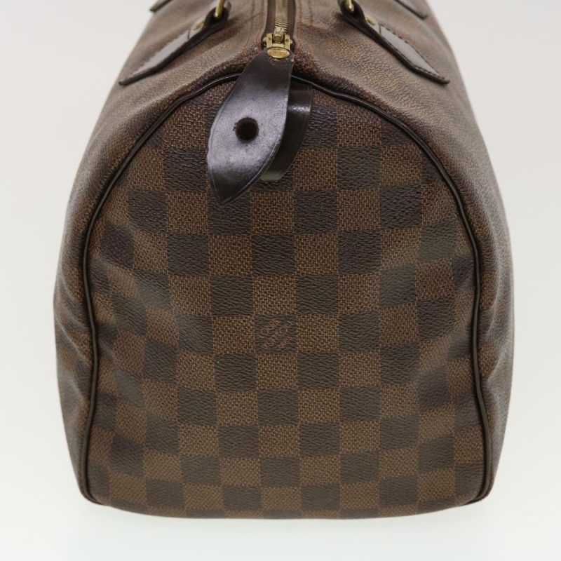 LOUIS VUITTON Damier Ebene Speedy 30 Hand Bag N41364 LV Auth 42624 - Image 2