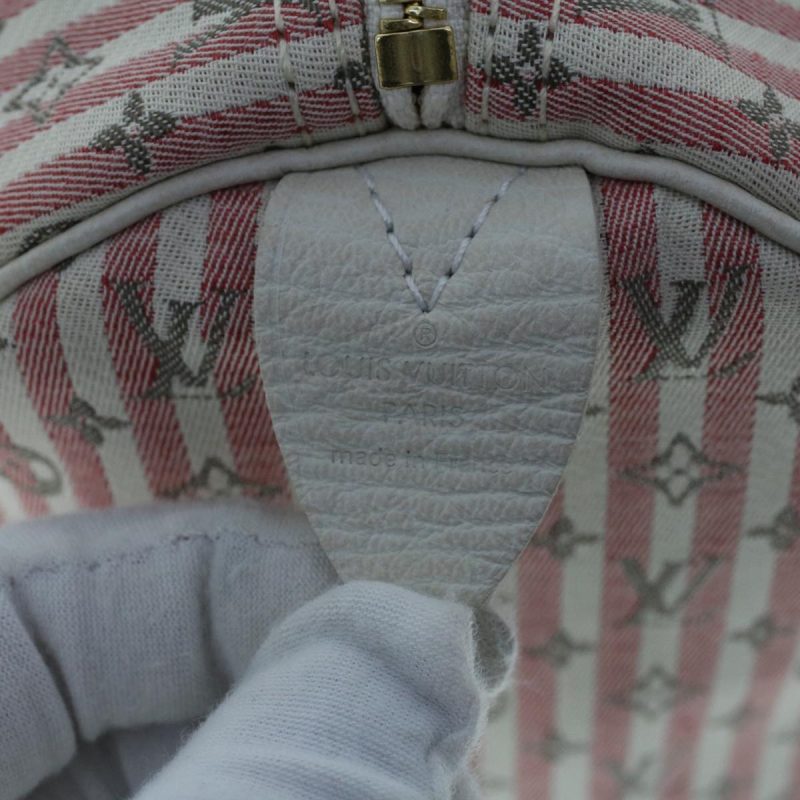 Louis Vuitton Monogram Mini Lin Croisette Speedy 30 Hand Bag M95501 Auth 46940 - Image 17