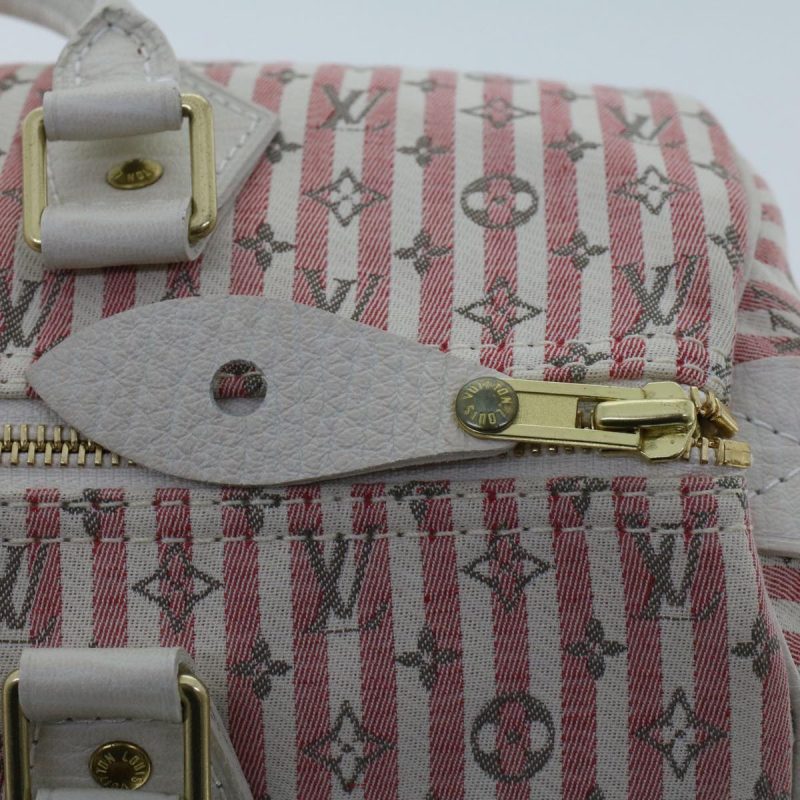 Louis Vuitton Monogram Mini Lin Croisette Speedy 30 Hand Bag M95501 Auth 46940 - Image 19