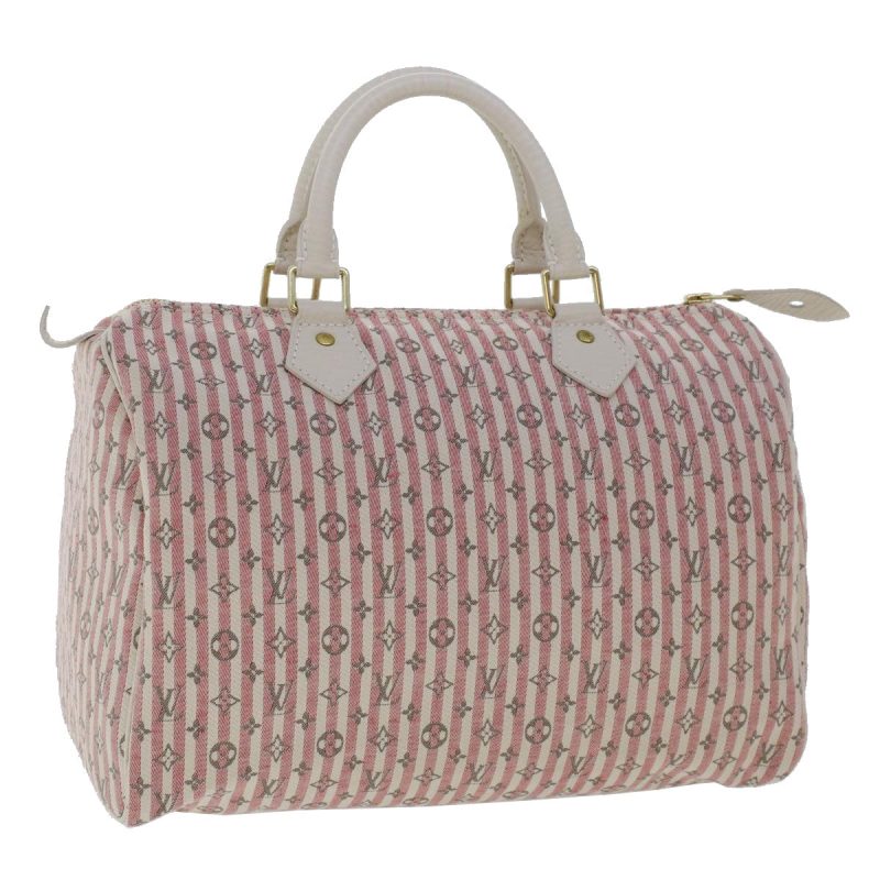Louis Vuitton Monogram Mini Lin Croisette Speedy 30 Hand Bag M95501 Auth 46940 - Image 20