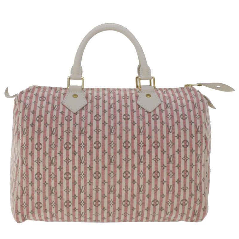 Louis Vuitton Monogram Mini Lin Croisette Speedy 30 Hand Bag M95501 Auth 46940 - Image 12