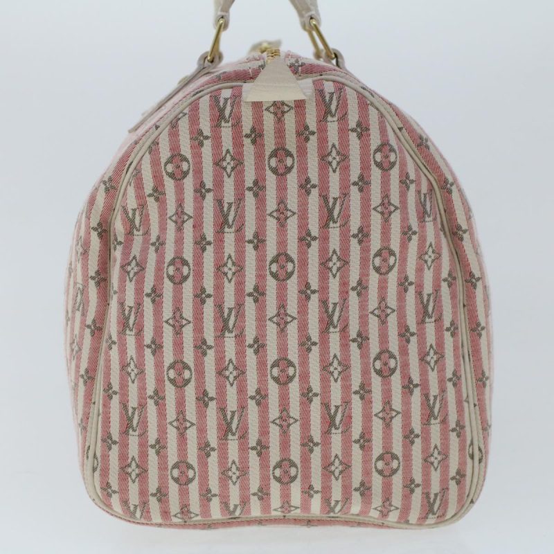 Louis Vuitton Monogram Mini Lin Croisette Speedy 30 Hand Bag M95501 Auth 46940 - Image 2