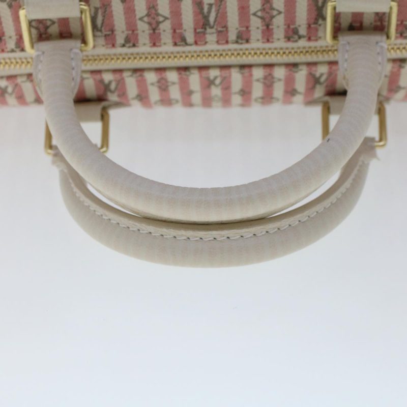 Louis Vuitton Monogram Mini Lin Croisette Speedy 30 Hand Bag M95501 Auth 46940 - Image 6