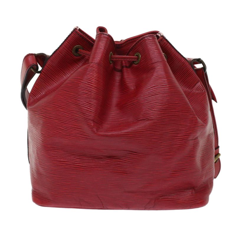 LOUIS VUITTON Epi Petit Noe Shoulder Bag Red M44107 LV  48976