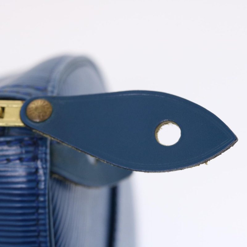 LOUIS VUITTON Epi Speedy 25 Hand Bag Toledo Blue M43015 LV Auth 49569 - Image 8