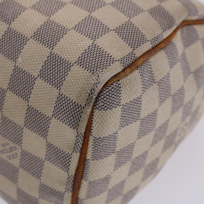 Louis Vuitton Damier Azur Speedy 25 Hand Bag N41534 LV Auth 49582 - Image 7