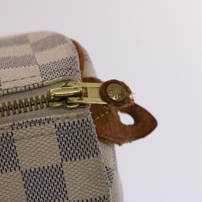 Louis Vuitton Damier Azur Speedy 25 Hand Bag N41534 LV Auth 49582 - Image 8