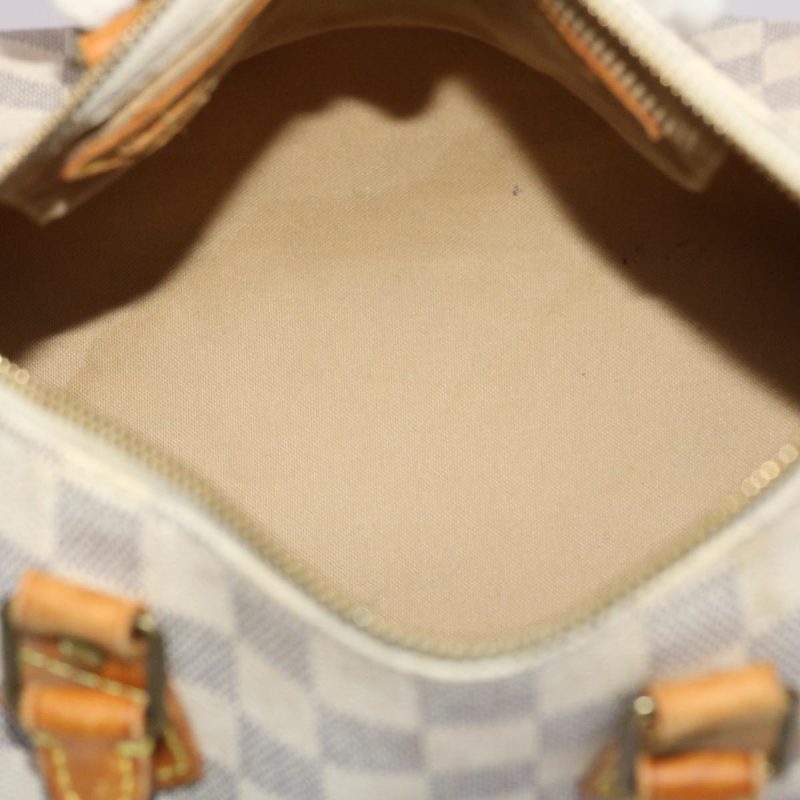 Louis Vuitton Damier Azur Speedy 25 Hand Bag N41534 LV Auth 49582 - Image 9