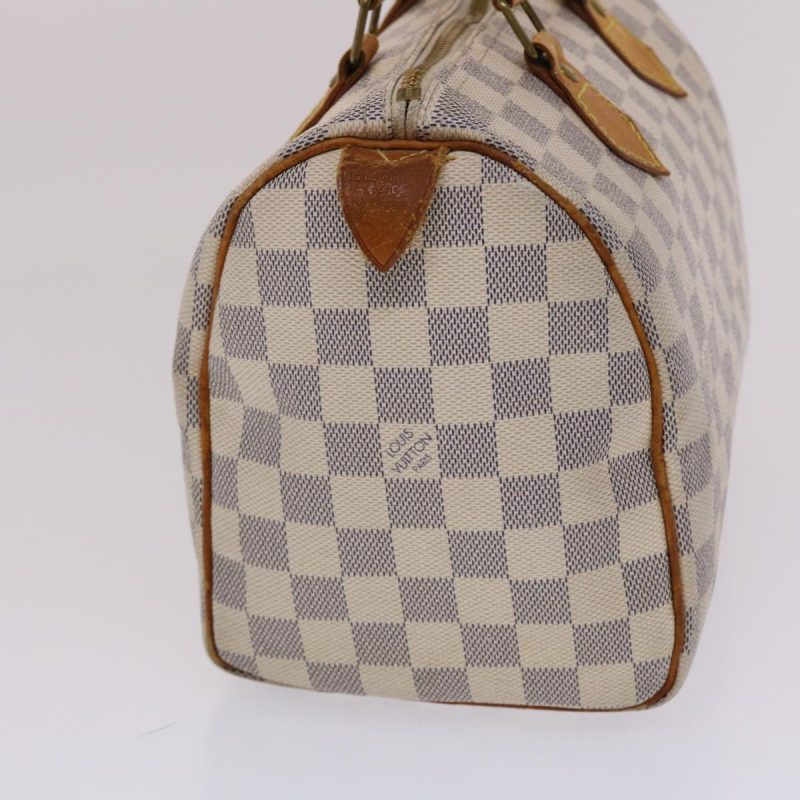 Louis Vuitton Damier Azur Speedy 25 Hand Bag N41534 LV Auth 49582 - Image 2