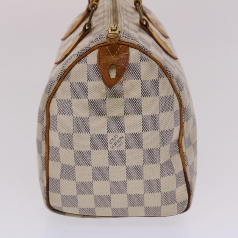 Louis Vuitton Damier Azur Speedy 25 Hand Bag N41534 LV Auth 49582 - Image 3