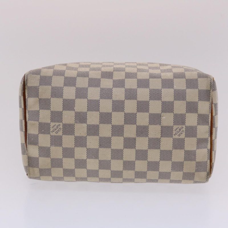 Louis Vuitton Damier Azur Speedy 25 Hand Bag N41534 LV Auth 49582 - Image 4
