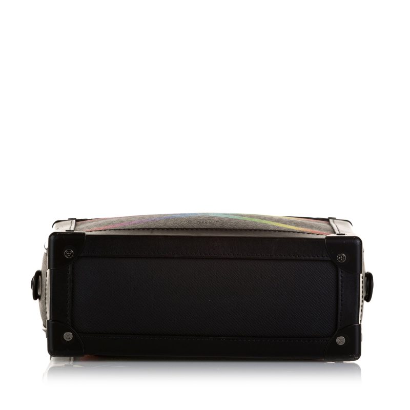 Louis Vuitton Soft Trunk Rainbow Printed Taïga Leather - Image 4