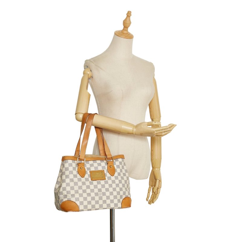Louis Vuitton Hampstead PM Damier Azur Canvas - Image 13