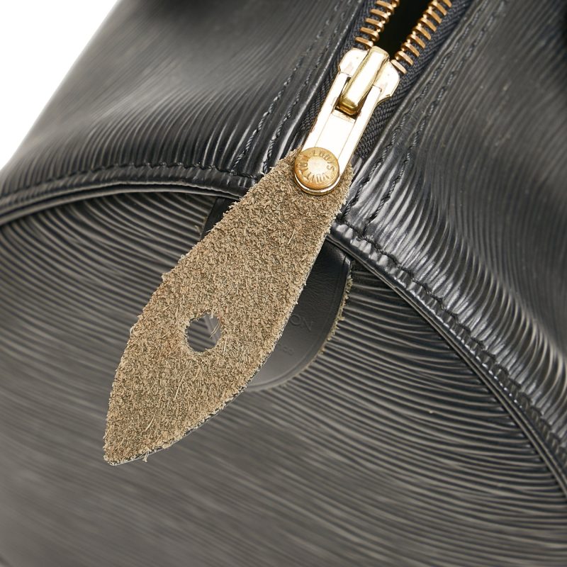 Louis Vuitton Speedy 25 Black Epi - Image 11